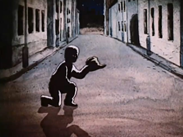 По лунной дороге. Мистическая история о юноше, страдающем бессонницей из-за историй паука, живущего на письменном столе.Режиссер: Александр Гурьев.